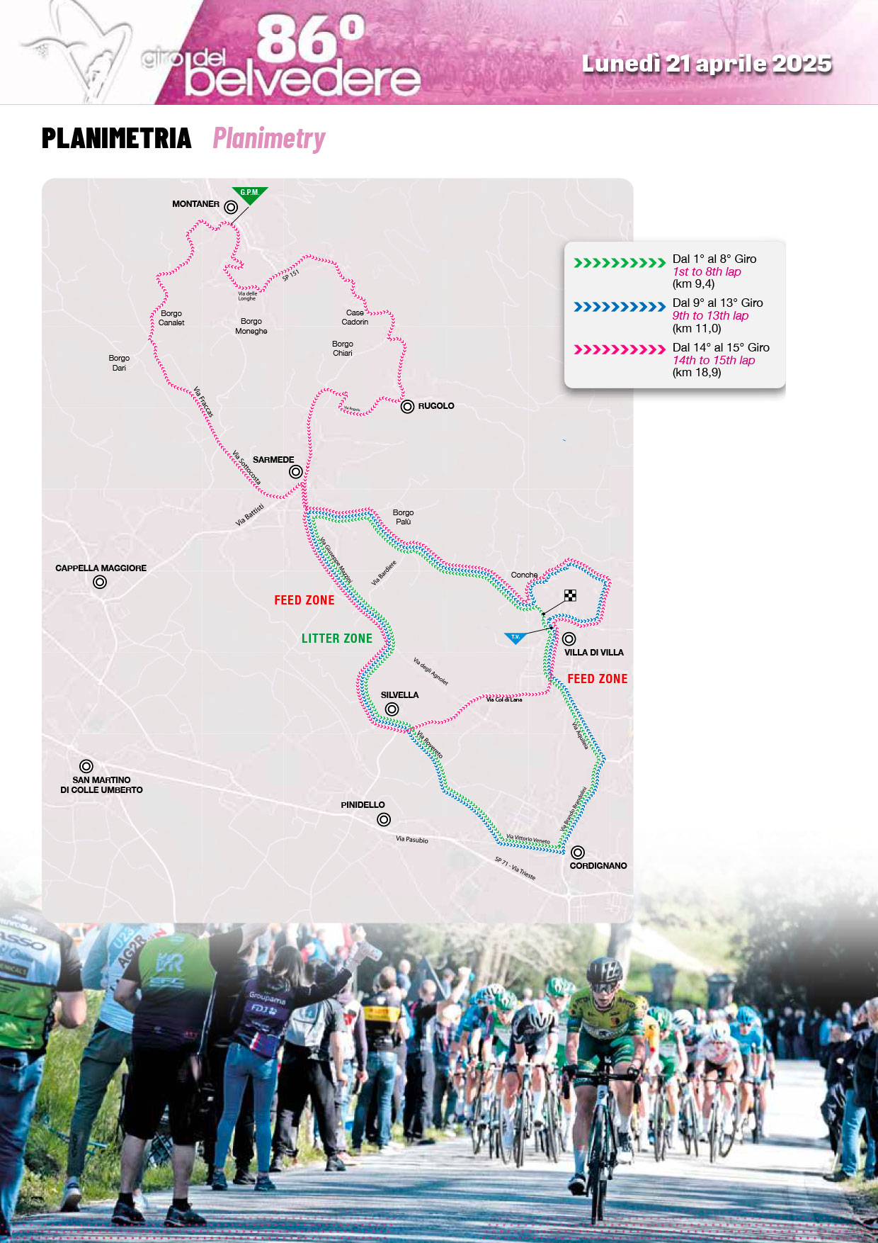 Giro del Belvedere - Planimetria e Altimetria